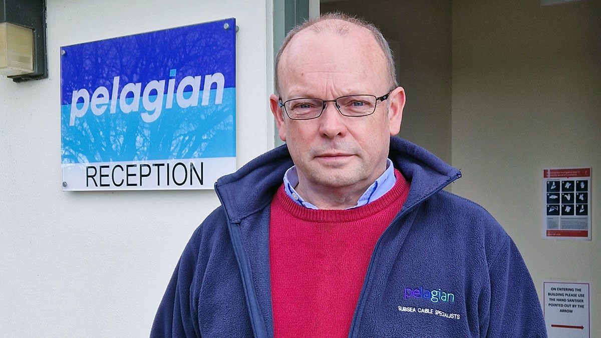 Pictured: Peter Fisk, Managing Director of Pelagian Ltd.